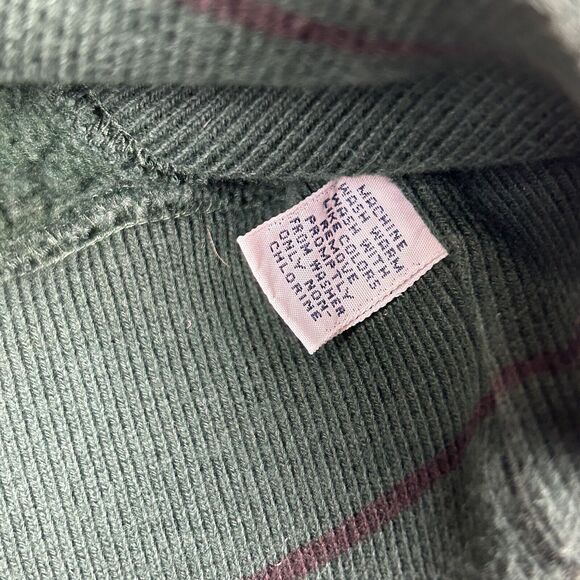 VNTG 90's Polo Ralph Lauren Sweater Vest Men's Large Golf Polo Crest Green Knit - Picture 7 of 10